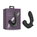 Ashella Vibes Black G-spot and Clitoral Suction Finger Vibe Waterproof > Vibrators > Finger Vibrators