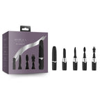 Ashella Vibes Mini Vibrator Kit with Silicone Attachments > Vibrators > Mini Vibrators