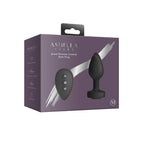 Ashella Vibes Jewel Remote Control Butt Plug Medium Black (2.8 inch insertable) > Anal Range > Jewel Butt Plugs