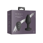 Ashella Vibes Jewel Remote Control Large Black Butt Plug (9 cm insertable) > Anal Range > Jewel Butt Plugs