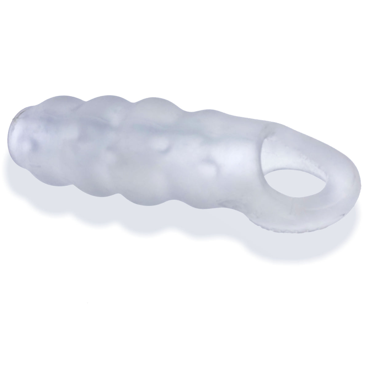 Invader Cocksheath Cool Ice 6.5 Inch Textured Silicone Sleeve for Girth Enhancement > Sex Toys For Men > Penis Sleeves