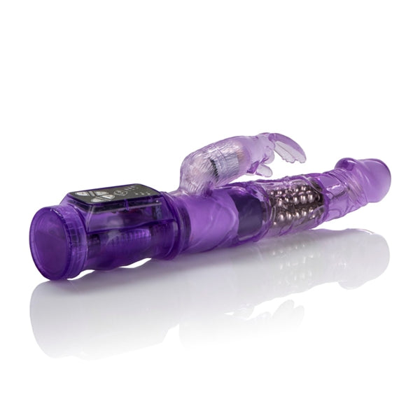 Jack Rabbit Petite Jack Rabbit Vibrator Purple 4.75 Inch Waterproof Rotating and Vibrating Dual Action Toy VIBRATORS-RABBIT