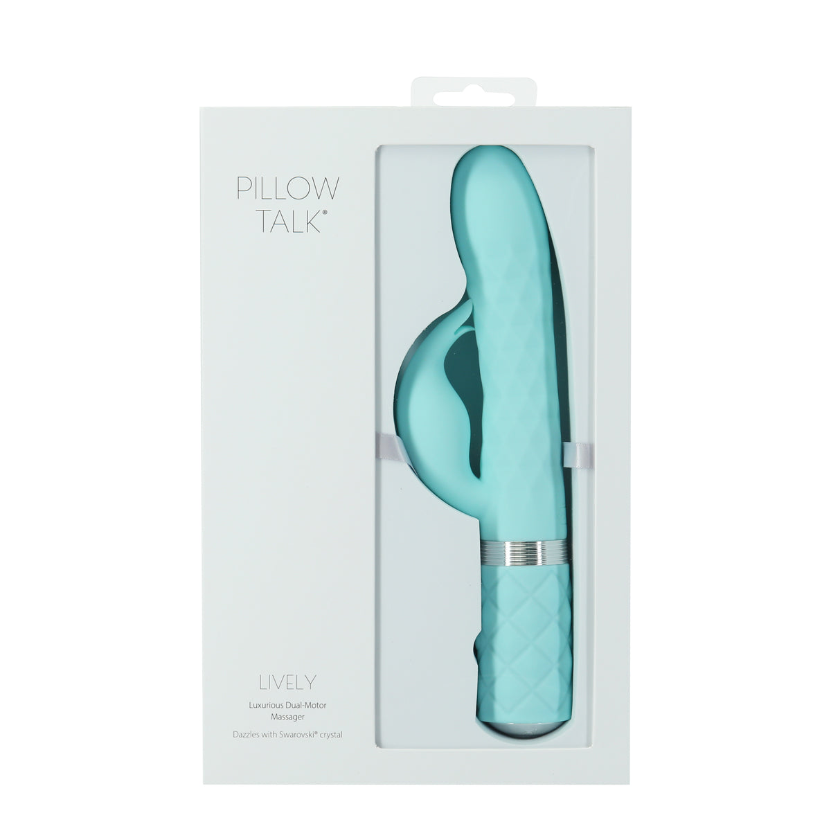 Pillow Talk Lively Teal 4.5 Inch Rabbit Vibrator > Vibrators > Ladies > Rabbit