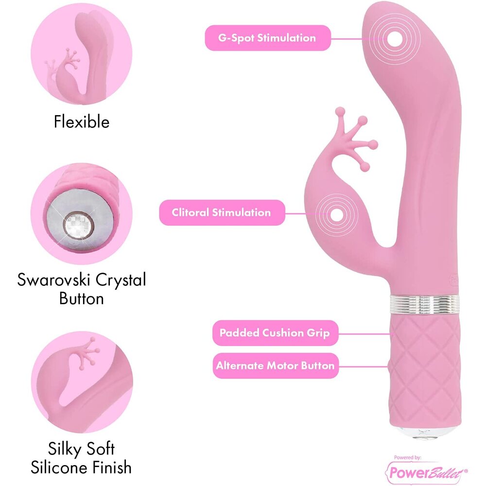 Pillow Talk Kinky G-Spot and Clit Vibe – Dual Motor Vibrator > Sex Toys For Ladies > G-Spot Vibrators