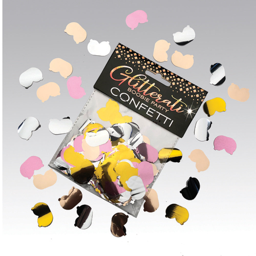 Glitterati Boobie Confetti Party Decoration – Themed Celebration Decor Multi > Novelties > Party Supplies