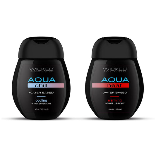 Wicked Sensation Kit 2 Pack 120 ml Warming & Cooling Lubricants LOTIONS & LUBES