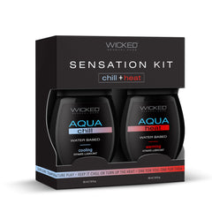 Wicked Sensation Kit 2 Pack 120 ml Warming & Cooling Lubricants Default Title LOTIONS & LUBES