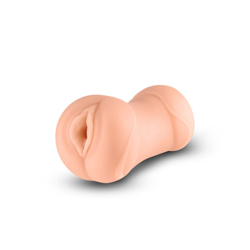 Pocket Pals Vagina Stroker (Brown) – Body-Safe Masturbator Strokers - Manual