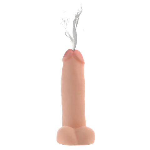 Squirting Dildo 8 Inch with Syringe > Dildos > Squirting Dildos