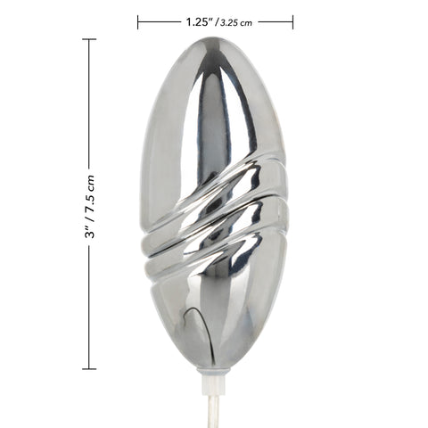 Waterproof Gyrating Bullet Blue with 2-Speed Vibration and Slim Controller BULLETS