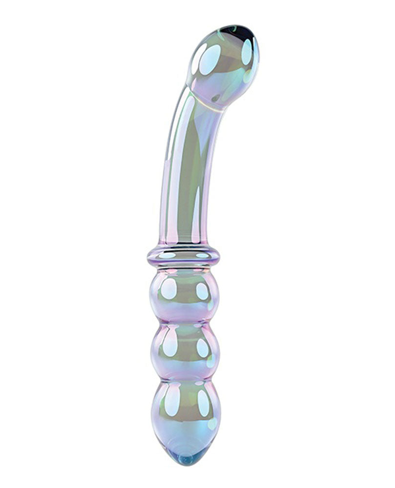 Gender X Lustrous Galaxy Wand – 18.5 cm Double-Ended Glass Massager > Glass > Dildos