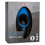 Link Up Remote Max Dual Stimulating Vibrating Silicone Ring With Remote Control Blue > Sex Toys > Couples Toys