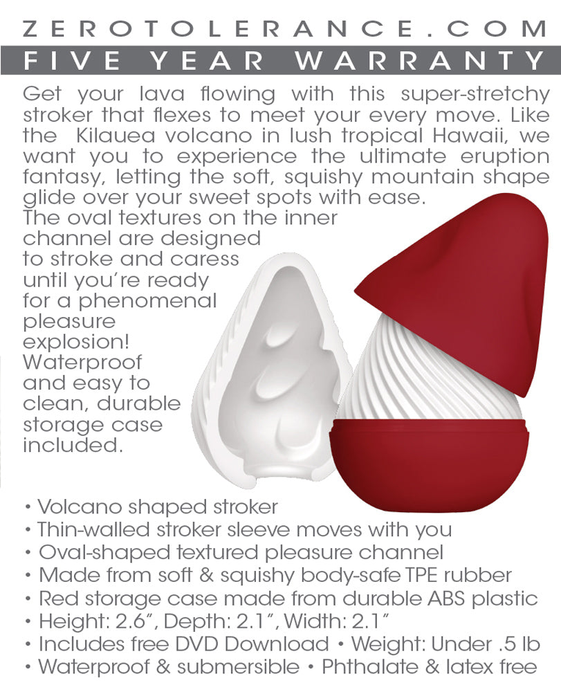 Zero Tolerance Kilauea Mini Stroker Egg > Sex Toys For Men > Masturbators Cup