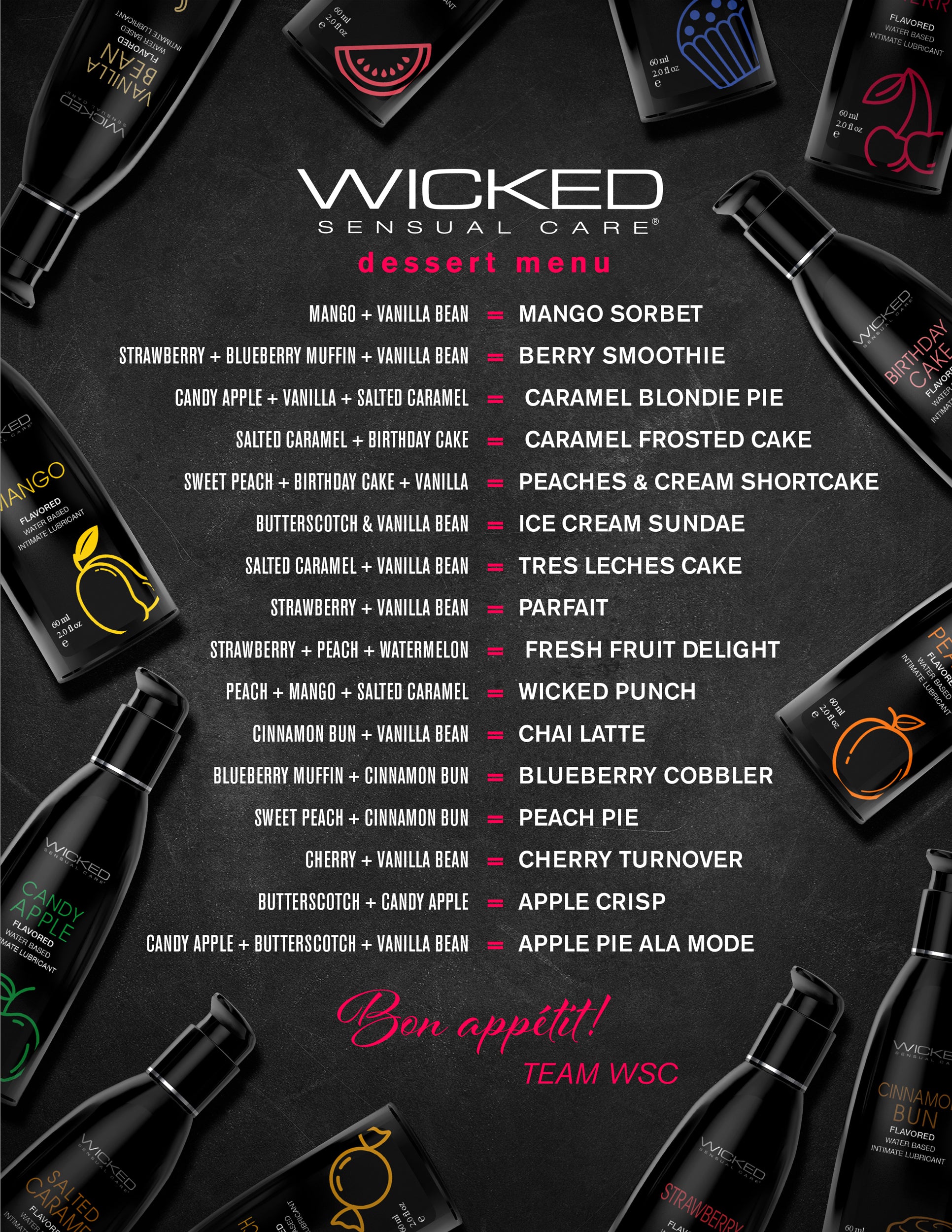 Wicked Aqua Cinnamon Bun Lubricant 60 ml - Sweet Flavored Pleasure Flavoured Lube