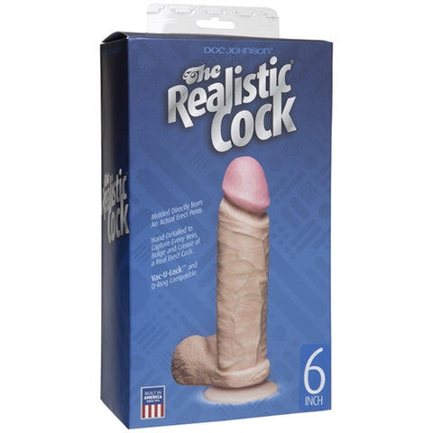 Ultraskyn 6 Inch Realistic Cock – Body-Safe Suction Cup Dildo > Dildos > Realistic Dildos
