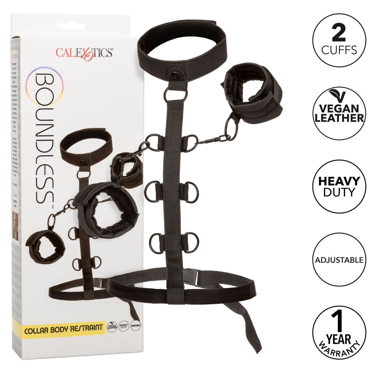 Boundless Collar Body Restraint – Adjustable Body Restraint > Bondage Gear > Restraints