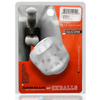 OxbBalls Airballs Air-Lite Ballstretcher Clear Ice Silicone Vented Medium > Sex Toys For Men > Ball Stretchers