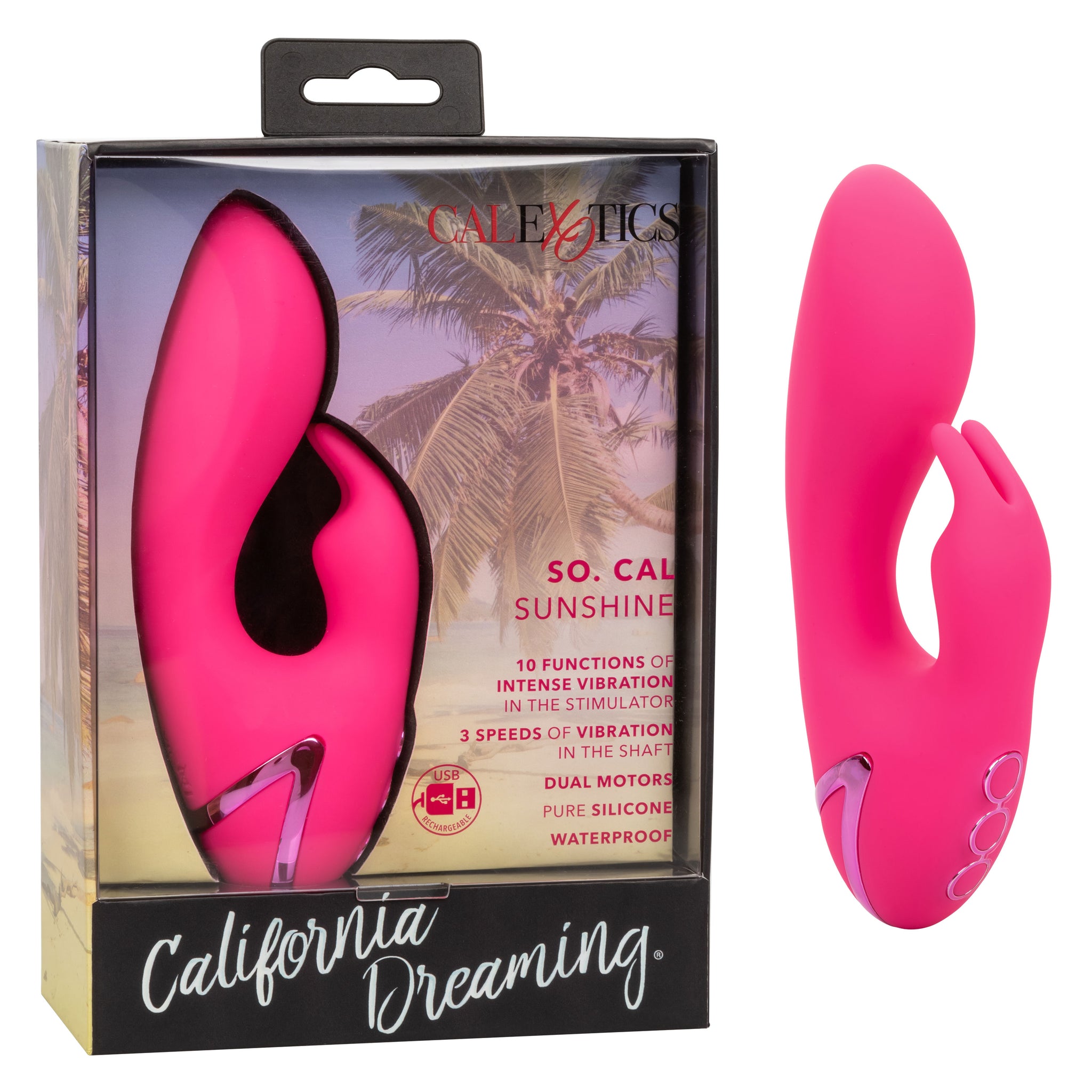 California Dreaming So Cal Sunshine 6 Inch Dual Vibe > Vibrators > Ladies > Rabbit