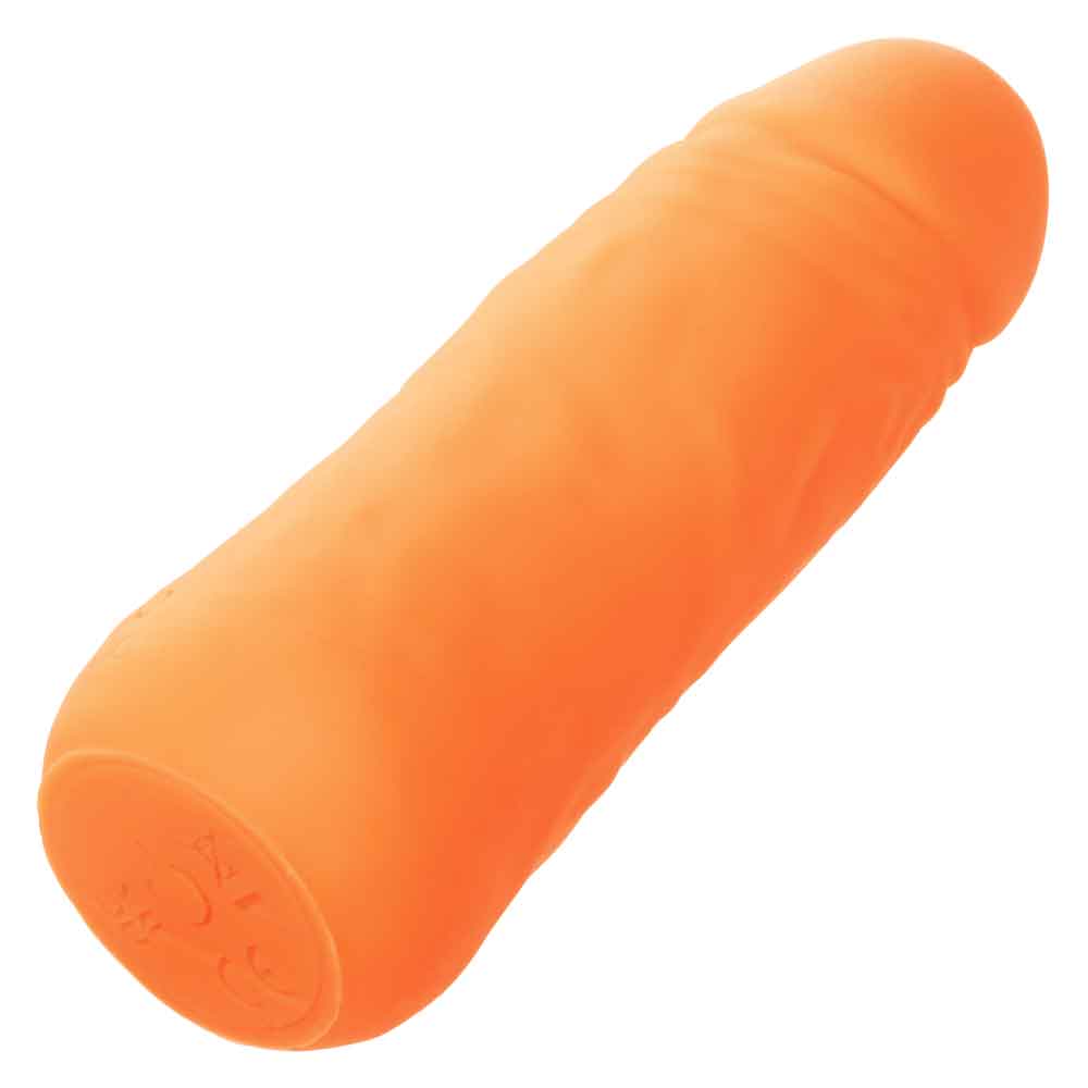 Mini Vibrating Studs 4.25"/10.75cm Liquid Silicone Vibrator Orange > Vibrators > Mini Vibrators