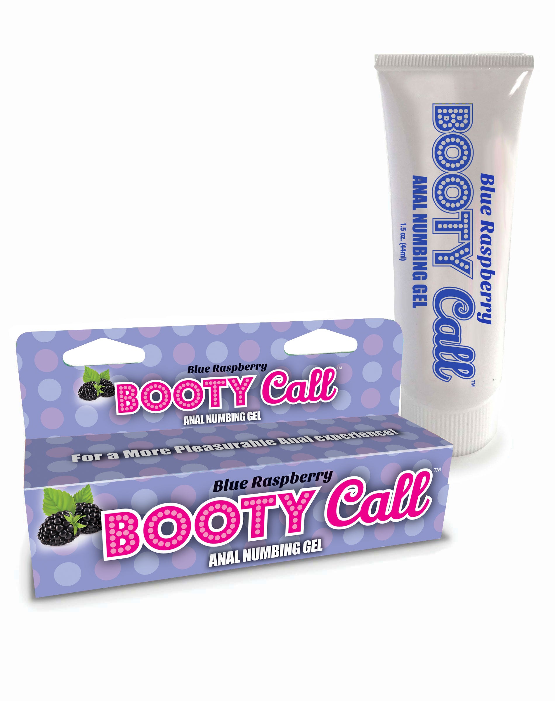Booty Call Blue Raspberry Flavored Anal Numbing Gel – 44 ml Gel Default Title > Lube > Anal