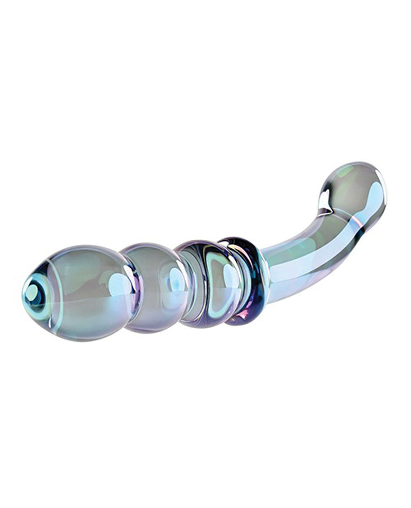 Gender X Lustrous Galaxy Wand – 18.5 cm Double-Ended Glass Massager > Glass > Dildos