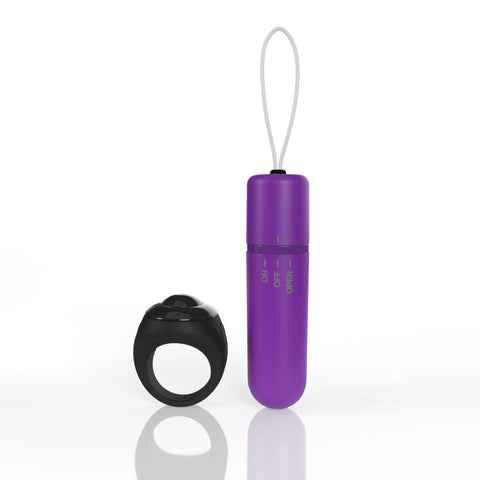 My Secret Screaming O 4T Panty Vibe Grape with Remote Control and Lace Side-Tie Panty BULLETS