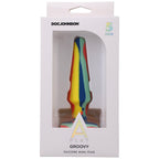 Groovy Silicone Anal Plug 5 Inch Sunrise Multi Colored Default Title > Anal Range > Butt Plugs