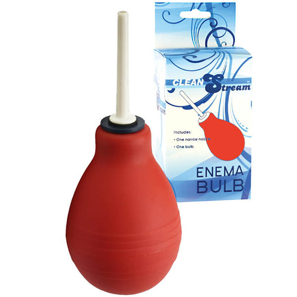 CleanStream Red Enema Bulb Compact Travel Friendly > Essentials > Feminine Care