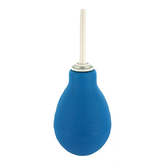 Bulb Anal Clean Enema Blue 4.25 Inch Travel Size