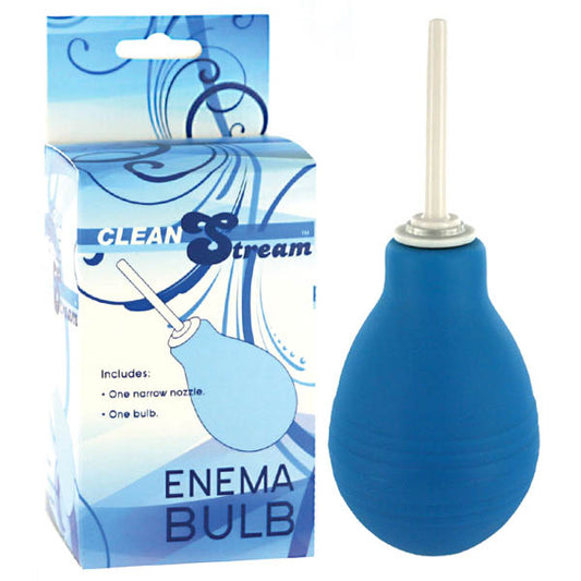 Bulb Anal Clean Enema Blue 4.25 Inch Travel Size