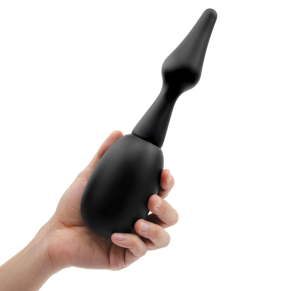 AquaClean Silicone One-Way Valve Douche Set with Butt Plug Nozzle > Essentials > Douches