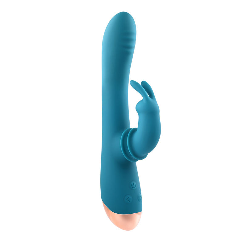 Adam & Eve Shimmy & Shake Velvet Rabbit Vibrator 22.3cm > Vibrators > Ladies > Rabbit Main image