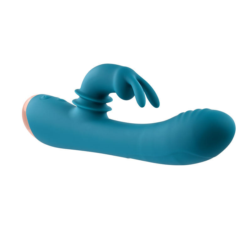Adam & Eve Shimmy & Shake Velvet Rabbit Vibrator 22.3cm Secondary image