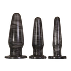 Anal Rockets Trainer Set - 3 Piece Galaxy PVC Plugs > Anal Range > Butt Plug Kits
