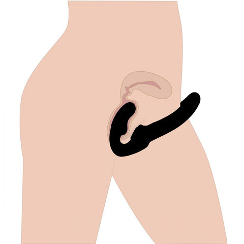 Xr Revolver Strapless Strap On G Spot Dildo Silicone > Realistic Dildos and Vibes > Strapless Strap Ons