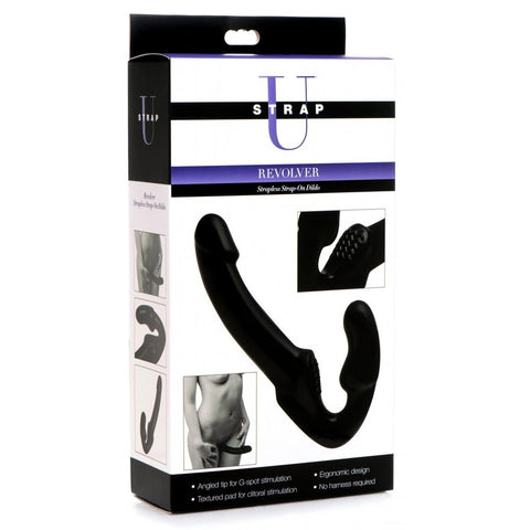 Xr Revolver Strapless Strap On G Spot Dildo Silicone > Realistic Dildos and Vibes > Strapless Strap Ons