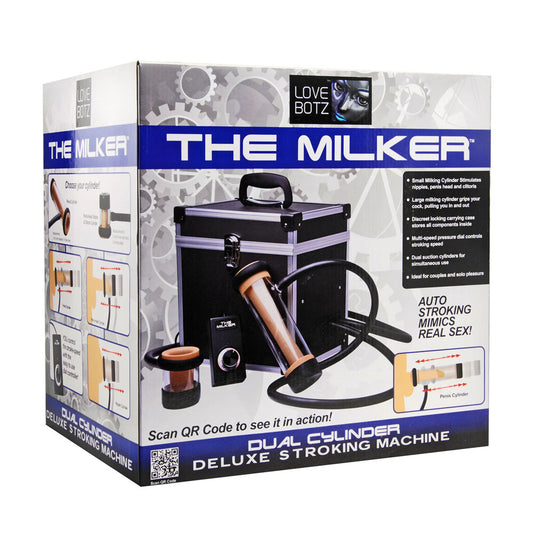 LoveBotz The Milker Dual Cylinder Deluxe Stroker