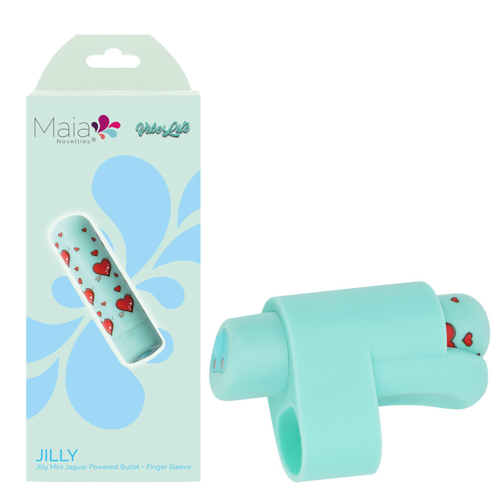 Maia Jilly – USB Rechargeable Finger Stimulator with 5-Speed Patterns Teal > Vibrators > Finger Vibrators