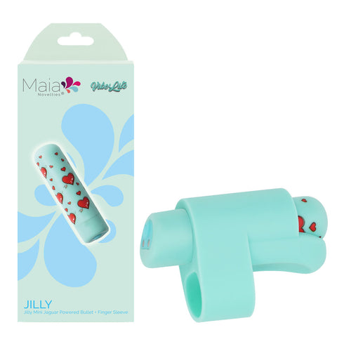 Maia Jilly – USB Rechargeable Finger Stimulator with 5-Speed Patterns Teal > Vibrators > Finger Vibrators