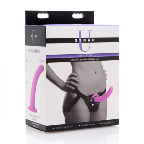 XR Navigator Strap On Adjustable Harness With G Spot Dildo STRAP-ONS