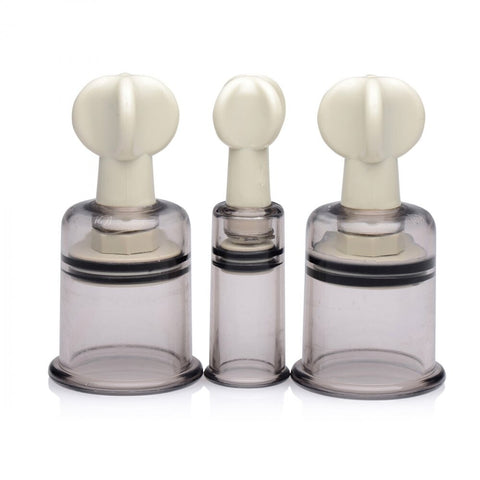 Size Matters Clit And Nipple Sucker Set Suction Stimulator Clear Nipple Suckers