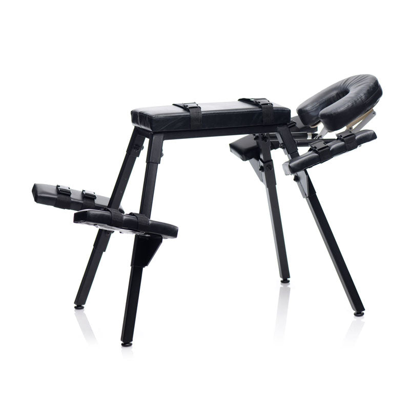 Master Series Obedience Extreme Sex Bench with Restraint Straps PU Leather, 27 Inch Height, 50 Inch Width > Sex Toys > Sex Furniture