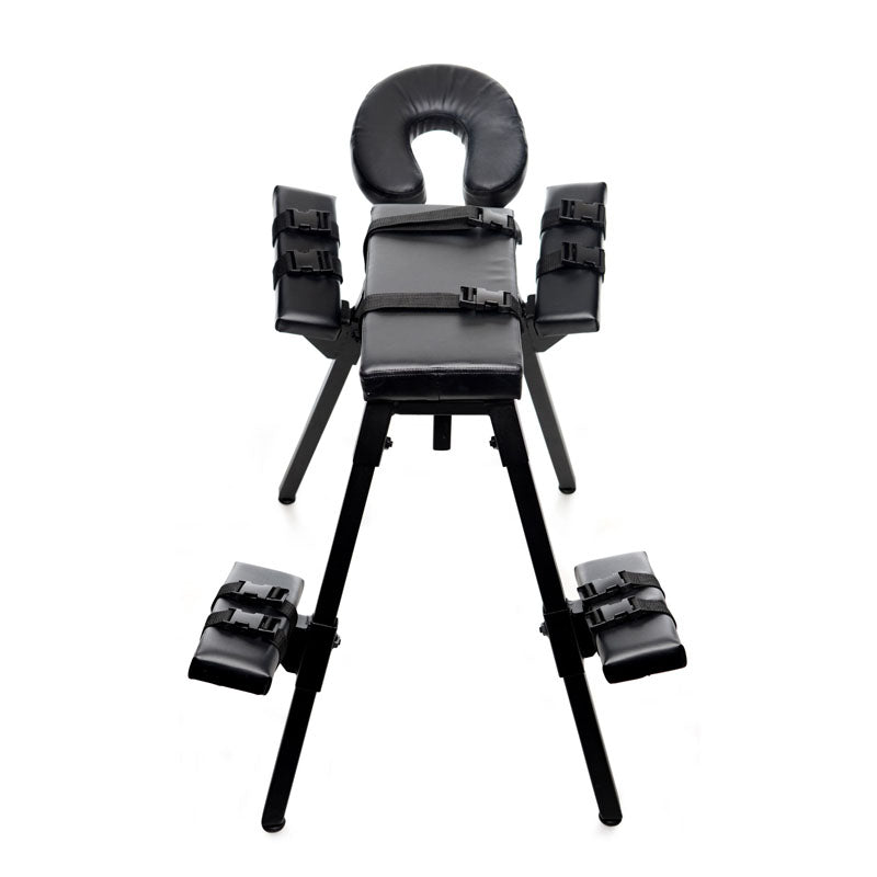 Master Series Obedience Extreme Sex Bench with Restraint Straps PU Leather, 27 Inch Height, 50 Inch Width > Sex Toys > Sex Furniture