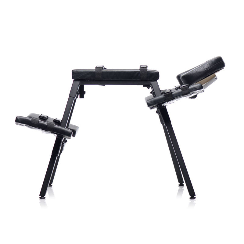 Master Series Obedience Extreme Sex Bench with Restraint Straps PU Leather, 27 Inch Height, 50 Inch Width > Sex Toys > Sex Furniture
