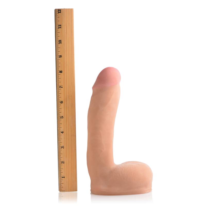 8in Dual Density Squirting Dildo w Balls Reservoir - Realistic Feel > Dildos > Squirting Dildos