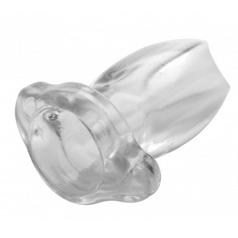 Master Series Gape Glory Hollow Anal Plug Clear Large > Anal Range > Tunnel and Stretchers