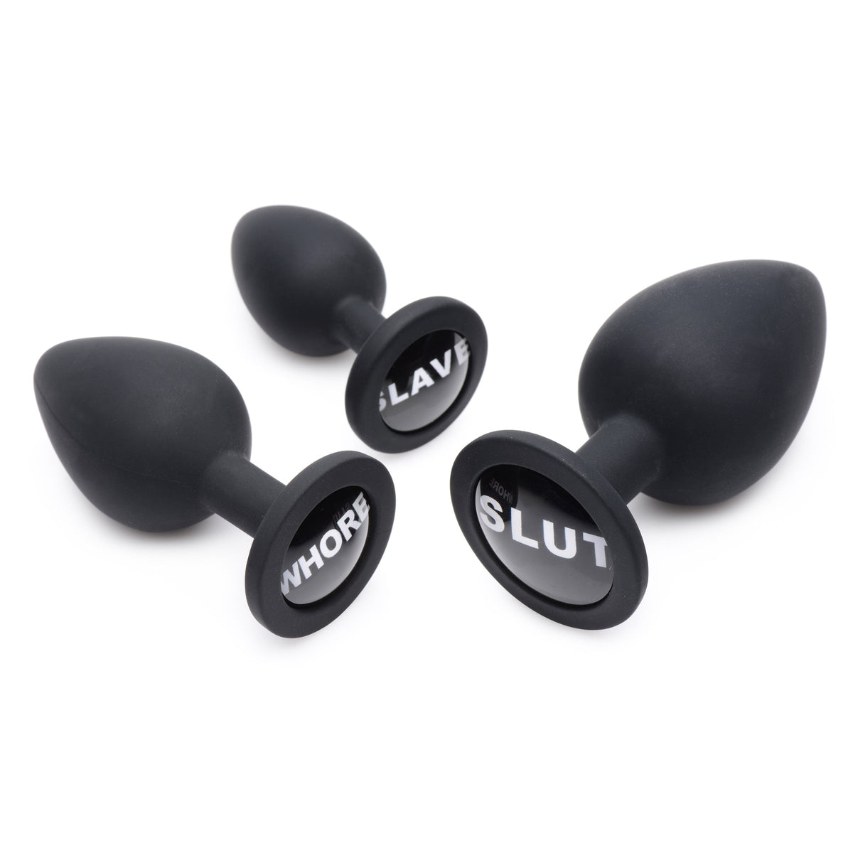 Dirty Words Anal Plug Set – Premium Silicone Training Butt Plug Set > Anal Range > Butt Plug Kits