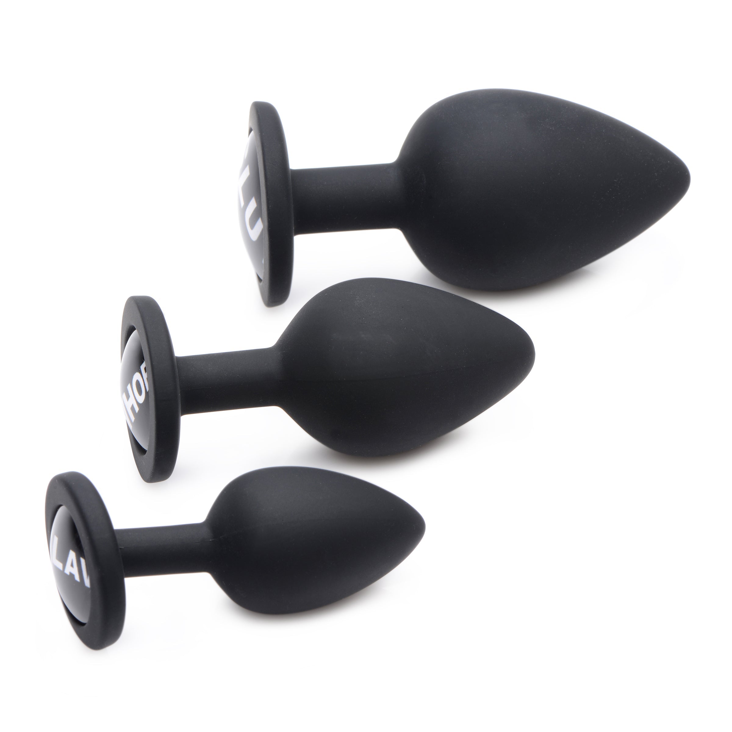 Dirty Words Anal Plug Set – Premium Silicone Training Butt Plug Set > Anal Range > Butt Plug Kits