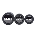 Dirty Words Anal Plug Set – Premium Silicone Training Butt Plug Set > Anal Range > Butt Plug Kits