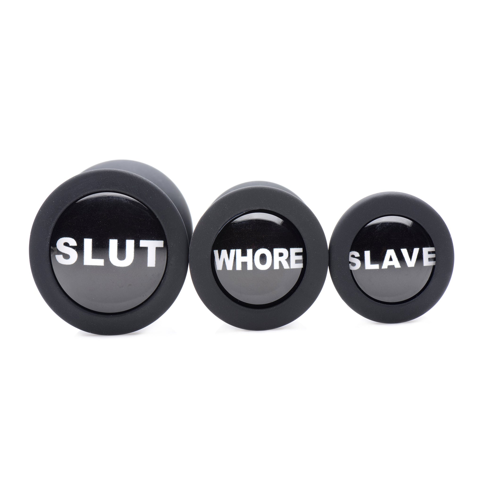 Dirty Words Anal Plug Set – Premium Silicone Training Butt Plug Set > Anal Range > Butt Plug Kits